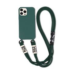 Чехол для iPhone 12 Pro Max Crossbody Case + ремешок Forest Green