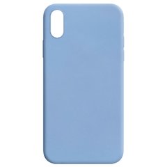 Силиконовый чехол Candy для Apple iPhone XR (6.1"") Голубой / Lilac Blue