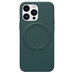 Чохол для iPhone 11 Pro Max New Leather Case With Magsafe Forest Green