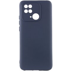 Чохол для Xiaomi Poco C40 Silicone Full camera закритий низ + захист камери Синій / Midnight Blue