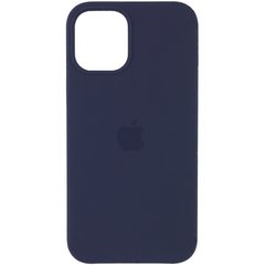 Чохол silicone case for iPhone 12 mini (5.4") (Темно-синій / Midnight blue)