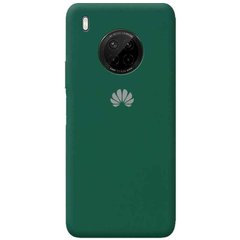 Чехол Silicone Cover Full Protective (AA) для Huawei Y9a (Зеленый / Pine Needle)