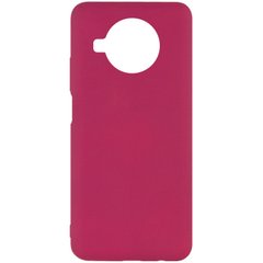Чехол Silicone Cover Full without Logo (A) для Xiaomi Mi 10T Lite / Redmi Note 9 Pro 5G (Бордовый / Marsala)