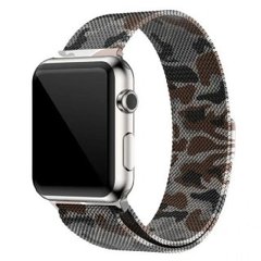 Ремешок для Apple Watch 38/40/41 mm Milanese Loop Brown Gray