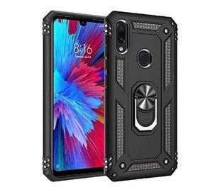 Ударостійкий чохол Serge Ring for Magnet для Xiaomi Redmi Note 7 Чорний / Протиударний, броньований