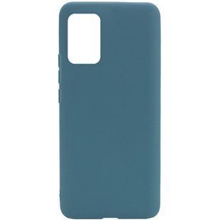 Силіконовий чохол Candy Samsung Galaxy A03s Синій / Powder Blue