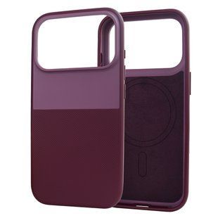 Чехол для iPhone 17 Pro Max / 18 Pro Max Nofelet Split MagSafe Case Burgundy