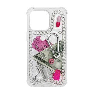 Чехол объемный ручной работы для iPhone 12 / 12 Pro That's My&reg; Сlassic Series. Metal Pink