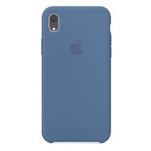 Чохол silicone case for iPhone XR Denim Blue / Синій