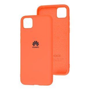 Чохол для Huawei Y5p Silicone Full помаранчевий