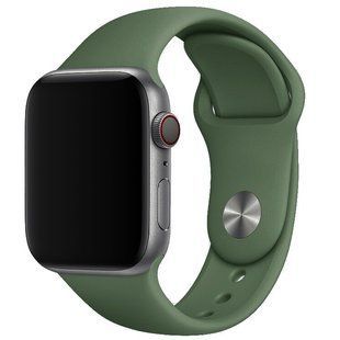 Силіконовий ремінець для Apple watch 38mm / 40mm (Зелений / Army green)