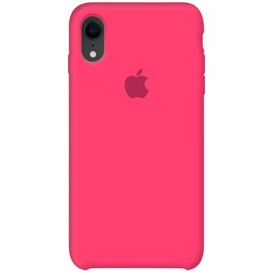 Чохол для Apple iPhone XR (6.1 "") Silicone Case Рожевий / Barbie pink
