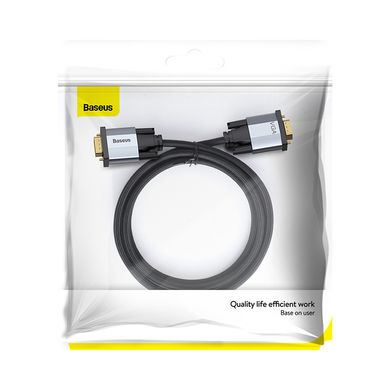 Кабель BASEUS Enjoyment Series VGA Male To VGA Male Bidirectional Adapter Cable |3M| Grey, Grey