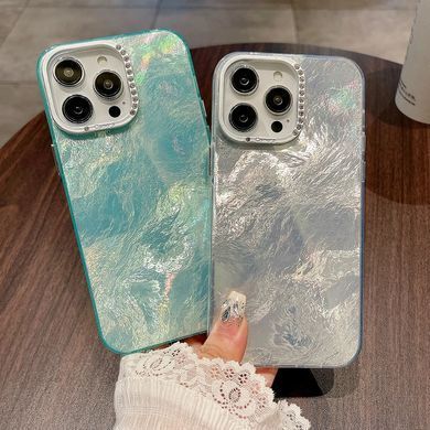 Мраморный Чехол для iPhone 12/12 Pro Marble Shine White