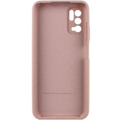 Чохол Silicone Cover Full Camera (AA) для Xiaomi Redmi Note 10 5G / Poco M3 Pro Рожевий / Pink Sand