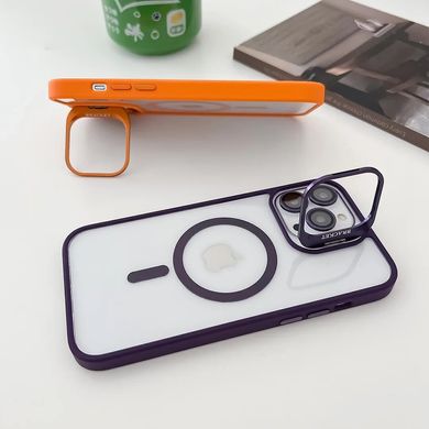 Чехол с подставкой для iPhone 15 Pro Lens Shield Magsafe + Линзы на камеру