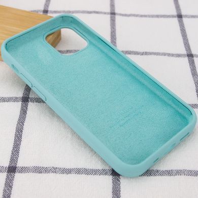 Чохол для Apple iPhone 16 Pro Max Silicone Case Full / закритий низ Бірюзовий / Marine Green