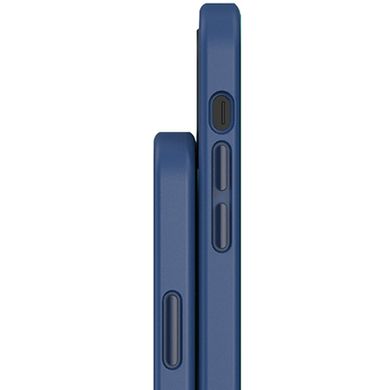 TPU+PC чохол Metal Buttons with MagSafe для Apple iPhone 14 (6.1") Синій