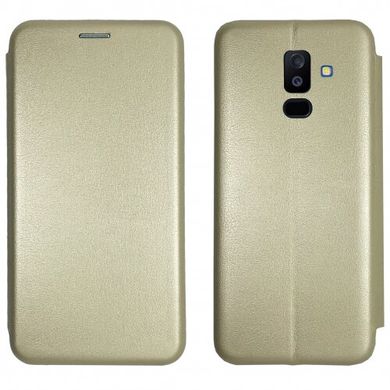 Чехол-книжка Level for Samsung A6 Plus 2018 Gold