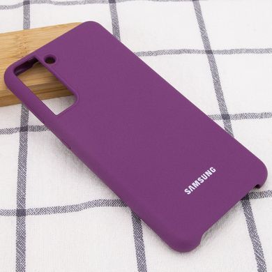 Чохол Silicone Cover (AA) для Samsung Galaxy S21 (Фіолетовий / Grape)