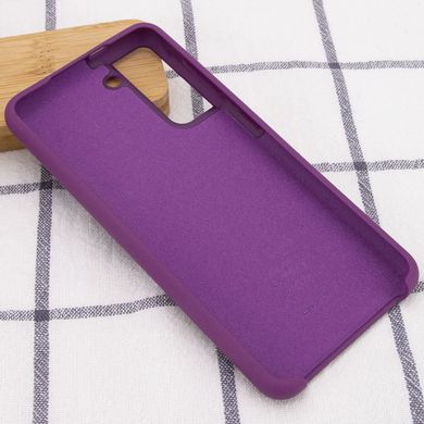 Чехол Silicone Cover (AA) для Samsung Galaxy S21 (Фиолетовый / Grape)