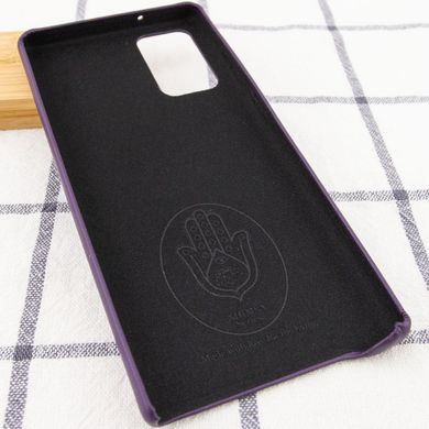 Кожаный чехол AHIMSA PU Leather Case (A) для Samsung Galaxy Note 20 (Фиолетовый)