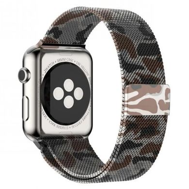 Ремінець для Apple Watch 38/40/41 mm Milanese Loop Brown Gray