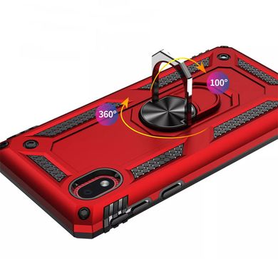 Ударопрочный чехол Serge Ring for Magnet для Samsung Galaxy M01 Core / A01 Core (Красный) Противоударный, бронированный