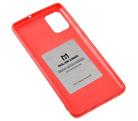 Чехол для Samsung Galaxy Note 10 Lite (N770) Molan Cano глянец розовый