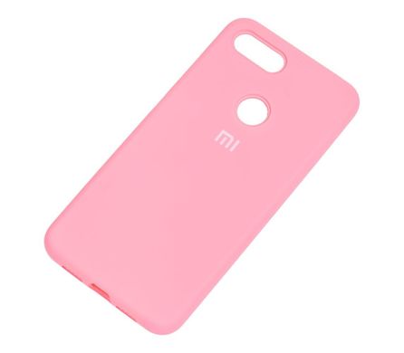 Чехол для Xiaomi Mi 8 Lite Silicone Full светло-розовый