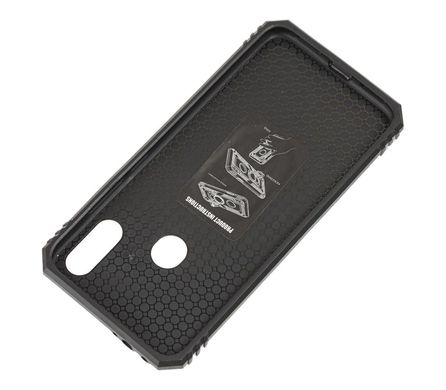 Ударопрочный чехол Serge Ring for Magnet для Xiaomi Redmi Note 7 Черный / Противоударный, бронированный