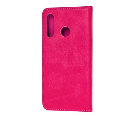 Чохол книжка для Huawei P30 Lite Black magnet рожевий