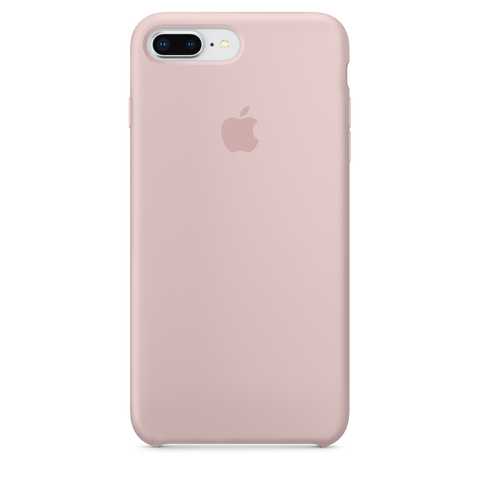 Apple Silicone Case for iPhone 8 Plus / 7 Plus - Pink Sand
