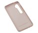 Чехол для Xiaomi Mi Note 10 Silicone Full Розовый песок/Пудровый с закрытым низом и микрофиброй