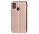 Чохол книжка Premium для Samsung Galaxy M30s / M21 рожево-золотистий