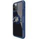 TPU + PC чохол Deen CrystalRing for Magnet (opp) для Apple iPhone 12 Pro / 12 (6.1 "") Безбарвний / Темно-синій