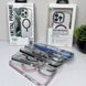 Противоударний прозрачный нежелтеющий чехол для iPhone 14 Pro Metal Frame Magsafe White