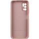 Чехол Silicone Cover Full Camera (AA) для Xiaomi Redmi Note 10 5G / Poco M3 Pro Розовый / Pink Sand