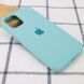 Чохол для Apple iPhone 16 Pro Max Silicone Case Full / закритий низ Бірюзовий / Marine Green