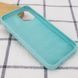 Чохол для Apple iPhone 16 Pro Max Silicone Case Full / закритий низ Бірюзовий / Marine Green