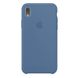 Чохол silicone case for iPhone XR Denim Blue / Синій