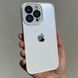 Чехол для iPhone 11 Pro Max Стеклянный матовый + стекло на камеру с микрофиброй TPU+Glass Sapphire Midnight White