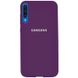 Чохол для Samsung Galaxy A50 / A50s / A30s Silicone Full фіолетовий з закритим низом і мікрофіброю