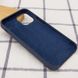 Чехол silicone case for iPhone 12 mini (5.4") (Темно-синий/Midnight blue)