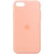 Чехол Silicone Case Full Protective (AA) для Apple iPhone SE (2020) (Оранжевый / Grapefruit)