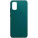 Силиконовый чехол Candy для Samsung Galaxy A02s / M02s (Зеленый / Forest green)