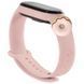 Силіконовий ремінець Cartoon Face для Xiaomi Mi Band 5 (Рожевий / Donut)