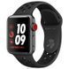 Силиконовый ремешок Sport Nike+ для Apple watch 42mm / 44mm (Anthracite/Black)