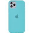 Чохол для Apple iPhone 11 Pro (5.8") Silicone Full / закритий низ (Бірюзовий / Marine Green)