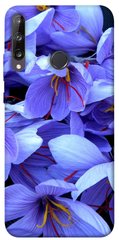 Чехол для Huawei P40 Lite E / Y7p (2020) PandaPrint Фиолетовый сад цветы